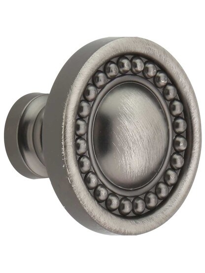 Prestige Cabinet Knob - 1 3/8 inch Diameter in Brushed Pewter.